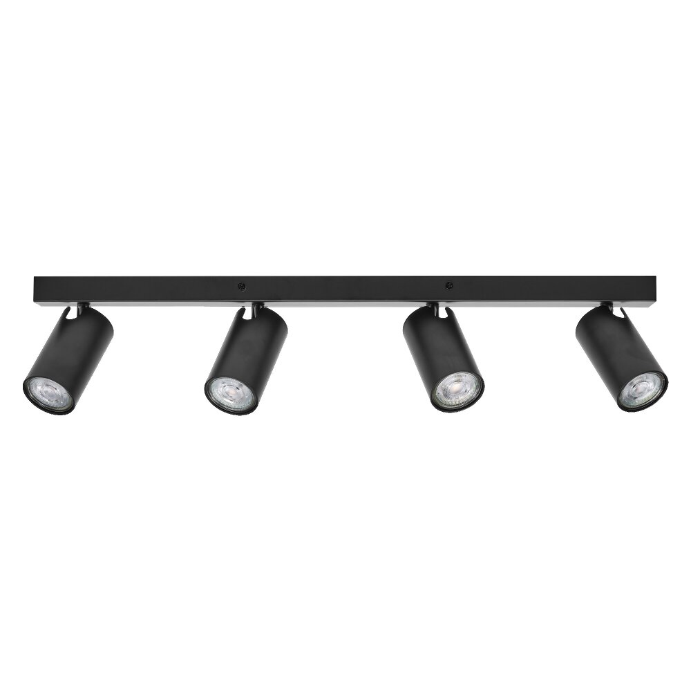 LEDVANCE Led Spot Deckenleuchte Schwarz, 4-flammig