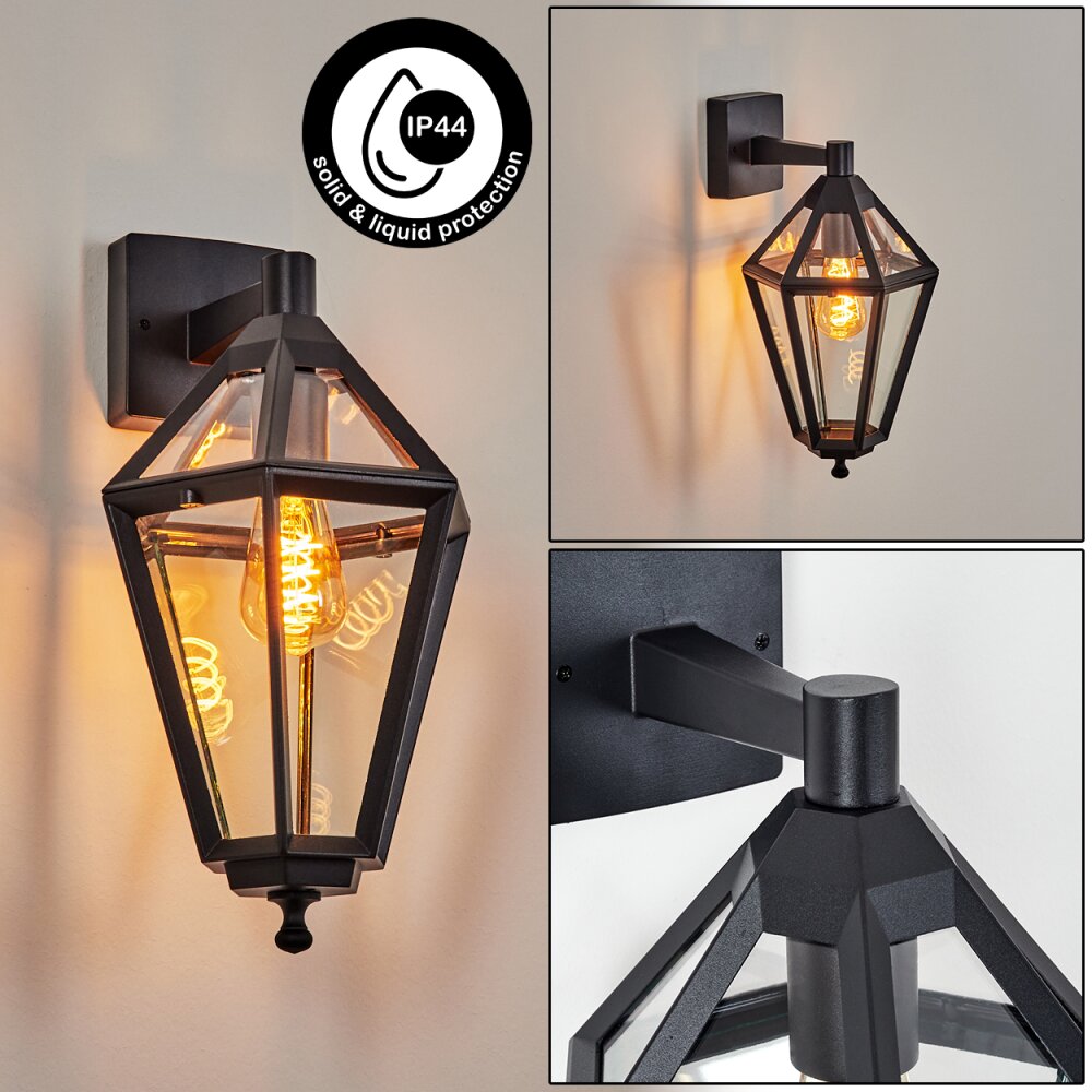 Falfosa Außenwandleuchte Schwarz, 1-flammig main product photo