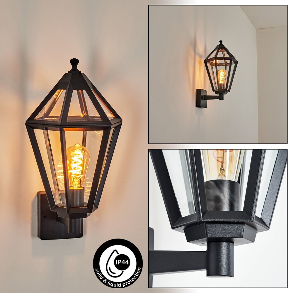 Falfosa Außenwandleuchte Schwarz, 1-flammig main product photo