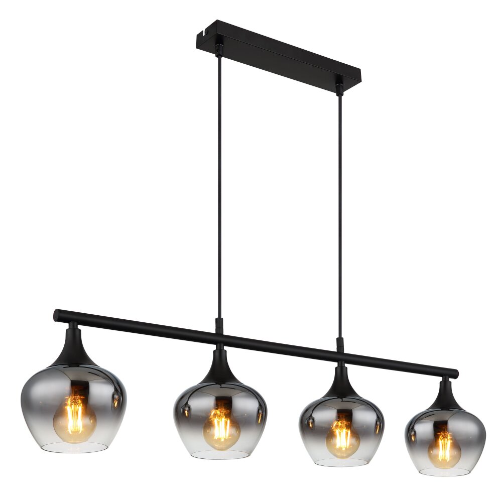 Globo Maxy Hängeleuchte Schwarz, 4-flammig main product photo