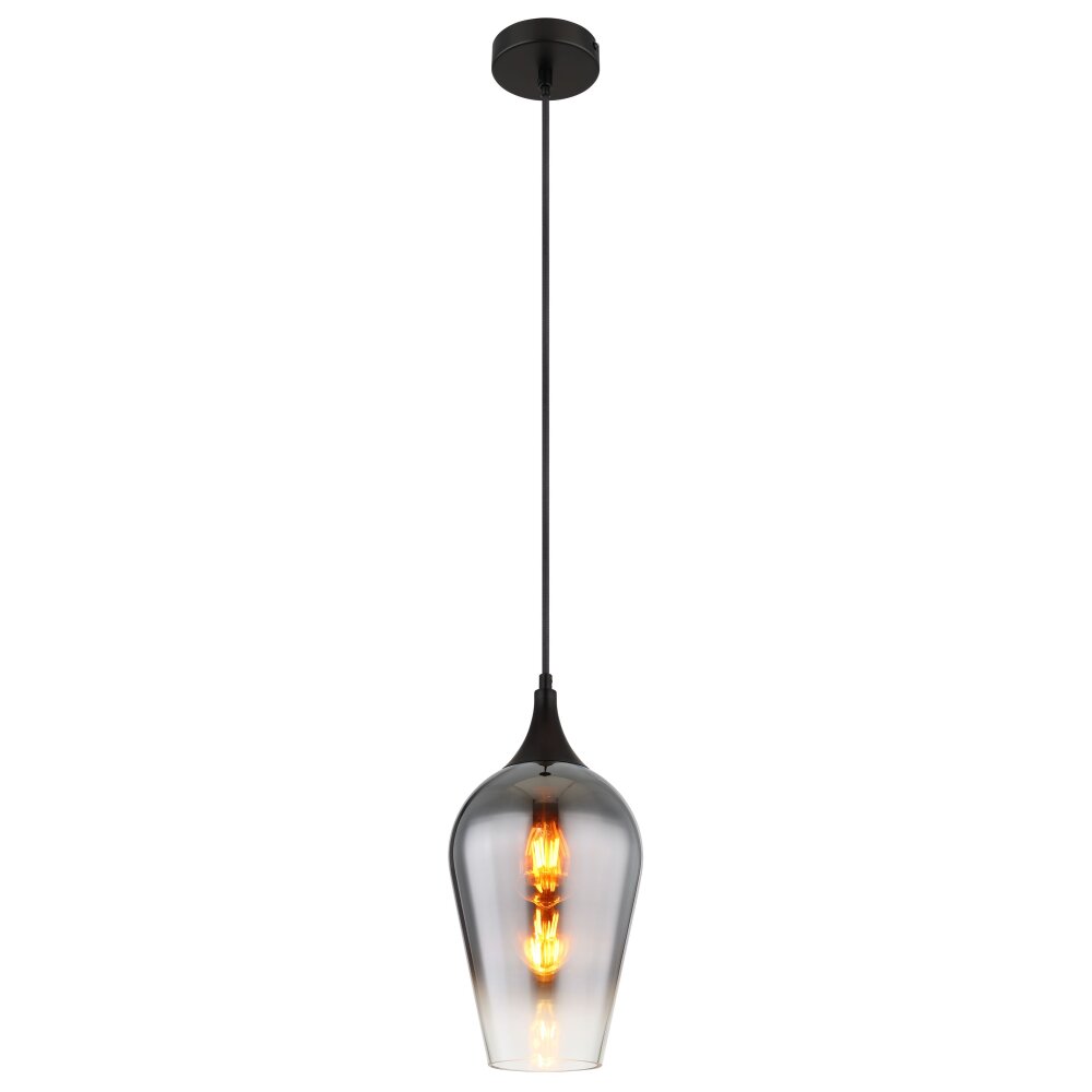 Globo Lavus Hängeleuchte Schwarz, 1-flammig main product photo
