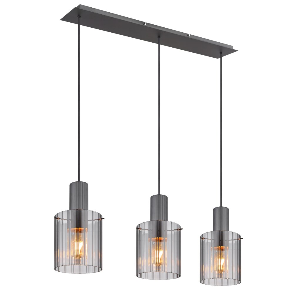 Globo Tulivar Hängeleuchte Grau, 3-flammig main product photo