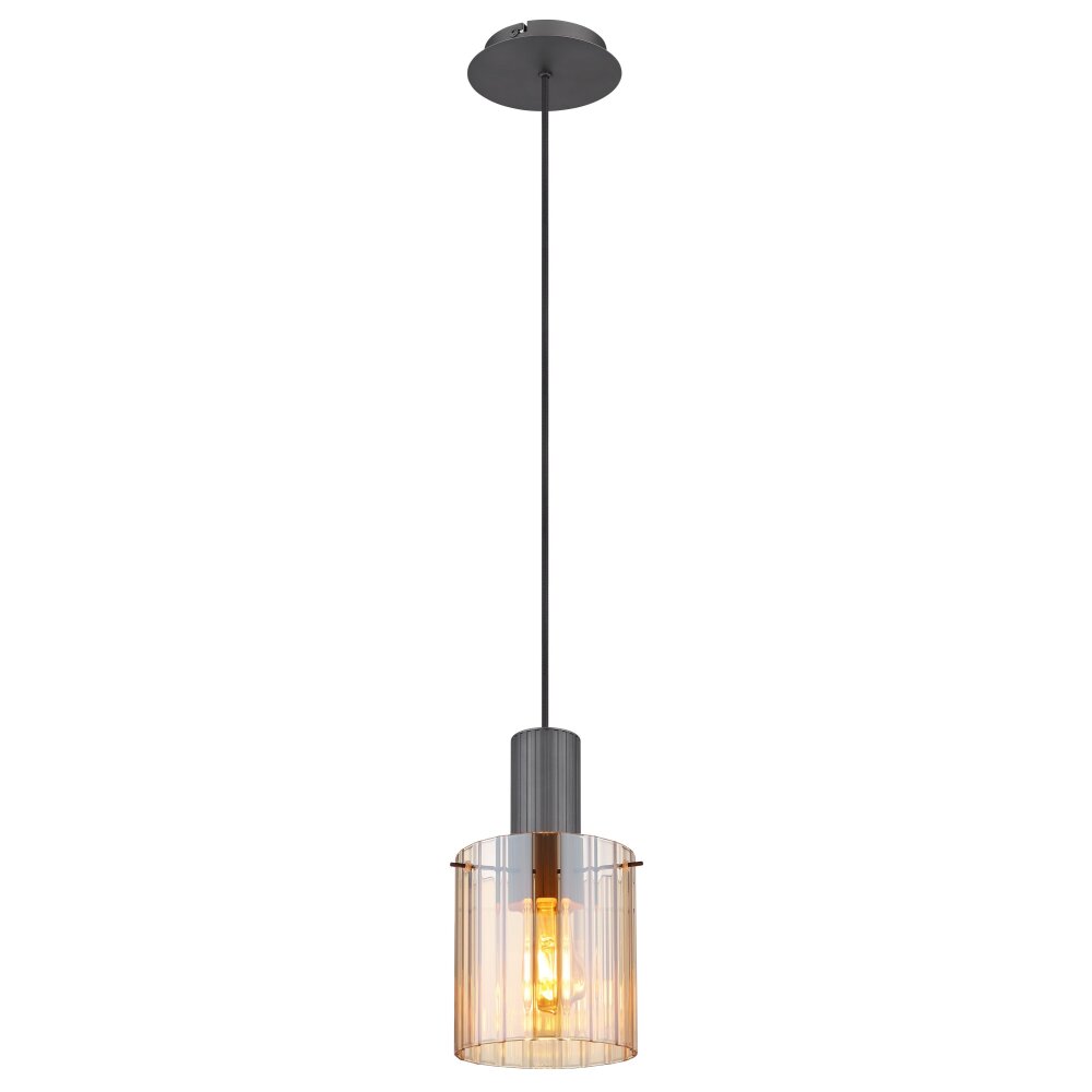Globo Tulivar Hängeleuchte Grau, 1-flammig main product photo