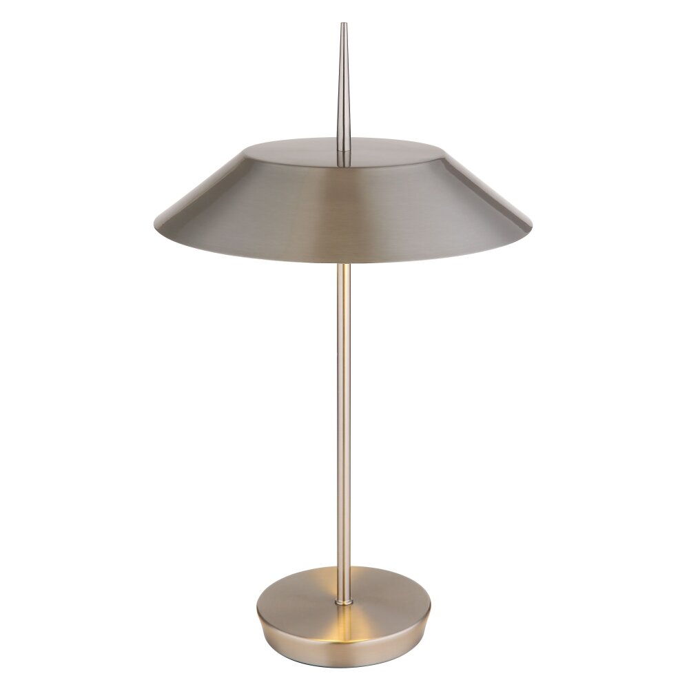 Globo Brenlor Tischleuchte Nickel-Matt, 2-flammig main product photo