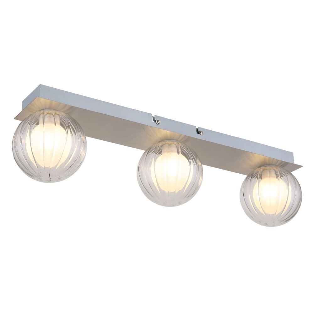 Globo Ander Deckenleuchte Nickel-Matt, 3-flammig main product photo