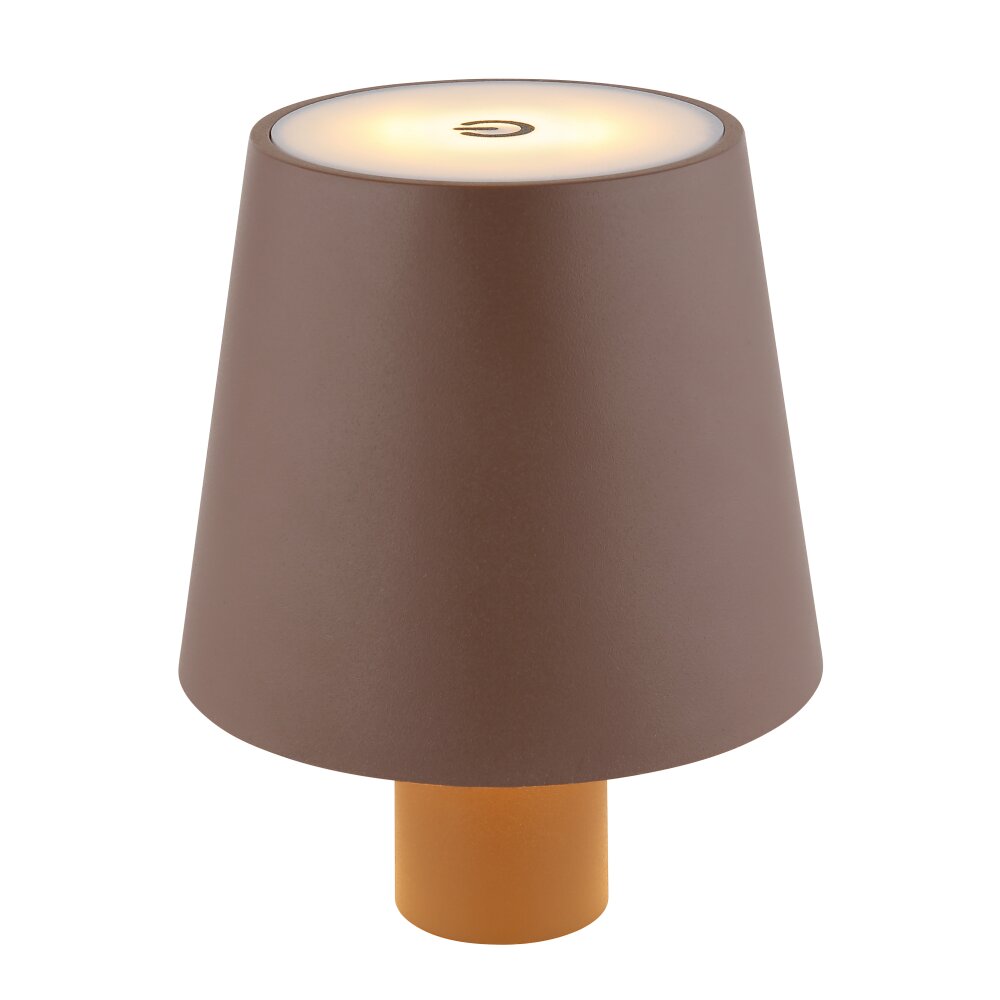 Globo Vannie Tischleuchte LED Braun, 1-flammig main product photo