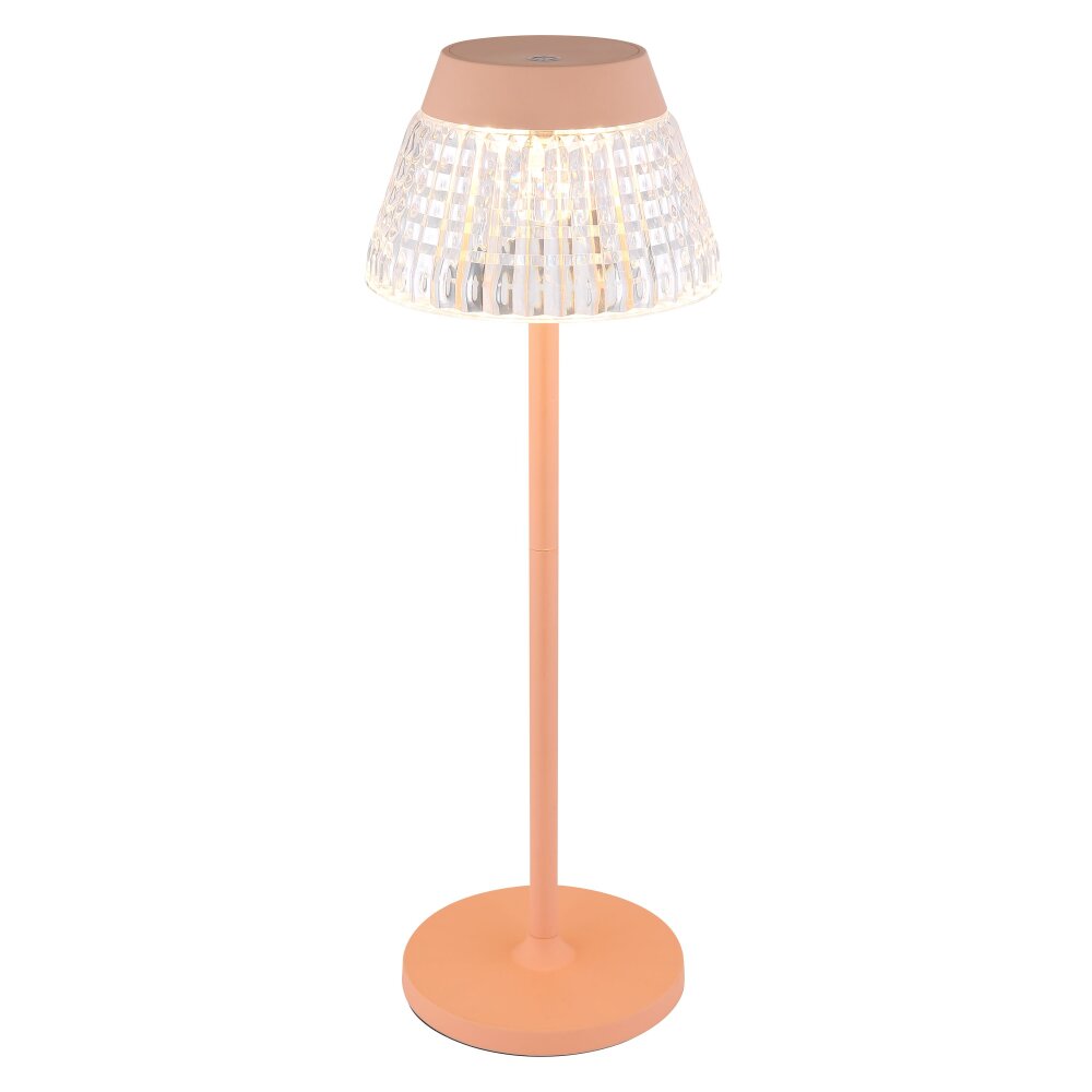 Globo Lora Tischleuchte LED Rosa, 1-flammig main product photo