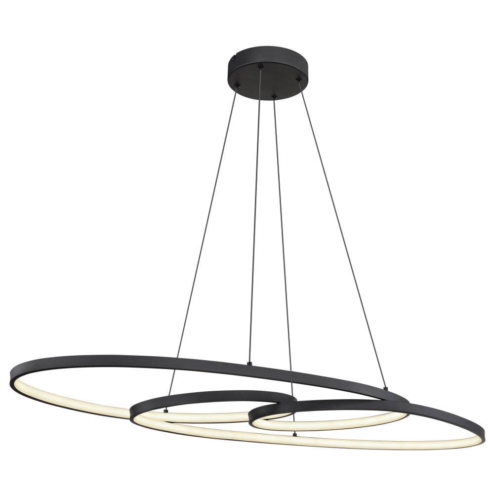 Globo Spira Hängeleuchte LED Schwarz, 1-flammig main product photo