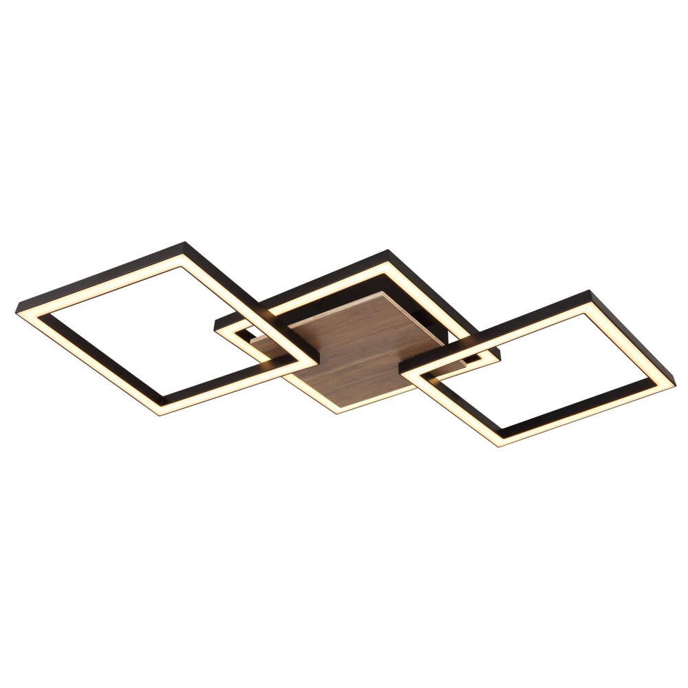 Globo Kaden Deckenleuchte LED Naturfarben, Schwarz, 1-flammig main product photo
