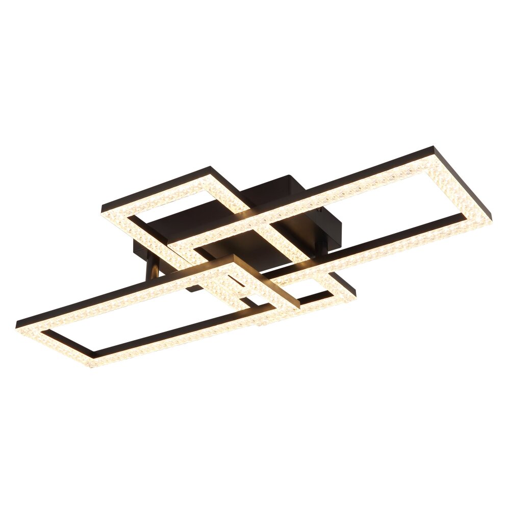 Globo Sapena Deckenleuchte LED Schwarz, 1-flammig main product photo