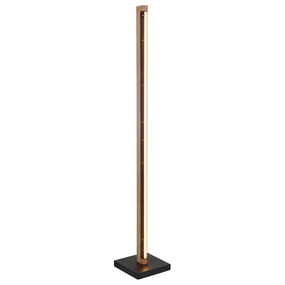 Globo Starla Stehleuchte LED Dunkelbraun, Schwarz, 1-flammig main product photo