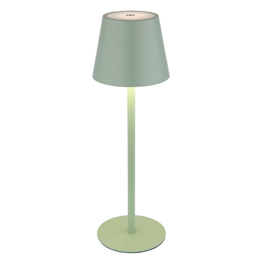 Globo Vannie I Tischleuchte LED Grün, 1-flammig main product photo