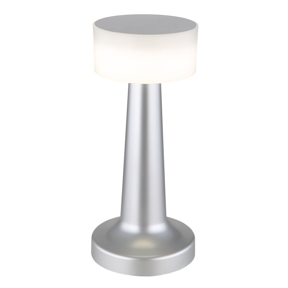 Globo Angelika Tischleuchte LED Nickel-Matt, 1-flammig main product photo