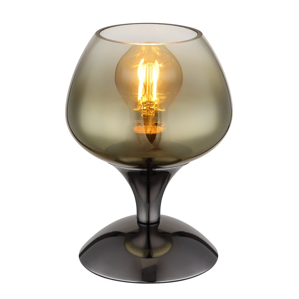 Globo Maxy Tischleuchte Chrom, Schwarz, 1-flammig main product photo