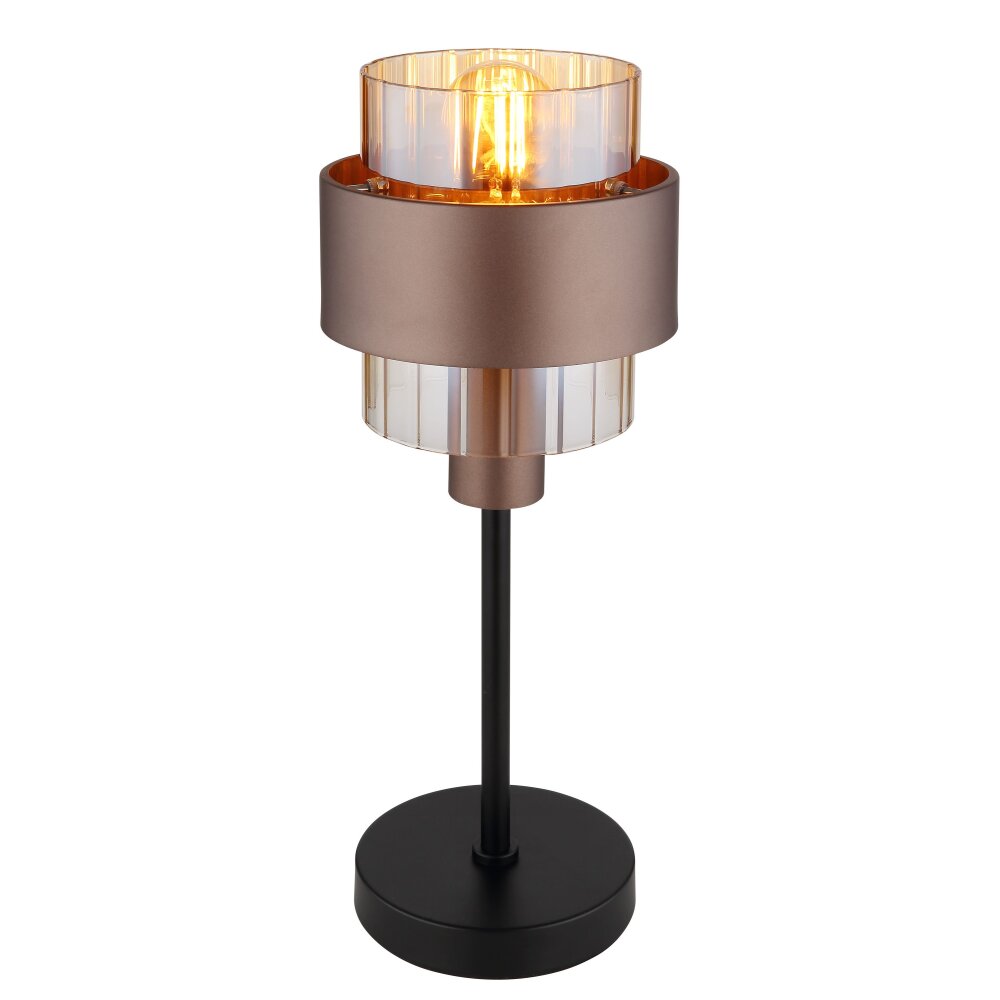 Globo Milley Tischleuchte Schwarz, 1-flammig main product photo