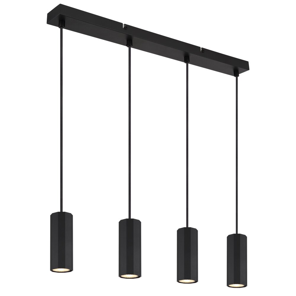 Globo James Hängeleuchte Schwarz, 4-flammig main product photo
