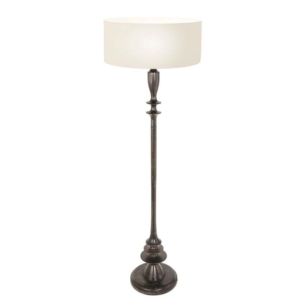 Steinhauer Bois Stehleuchte Schwarz, 1-flammig main product photo