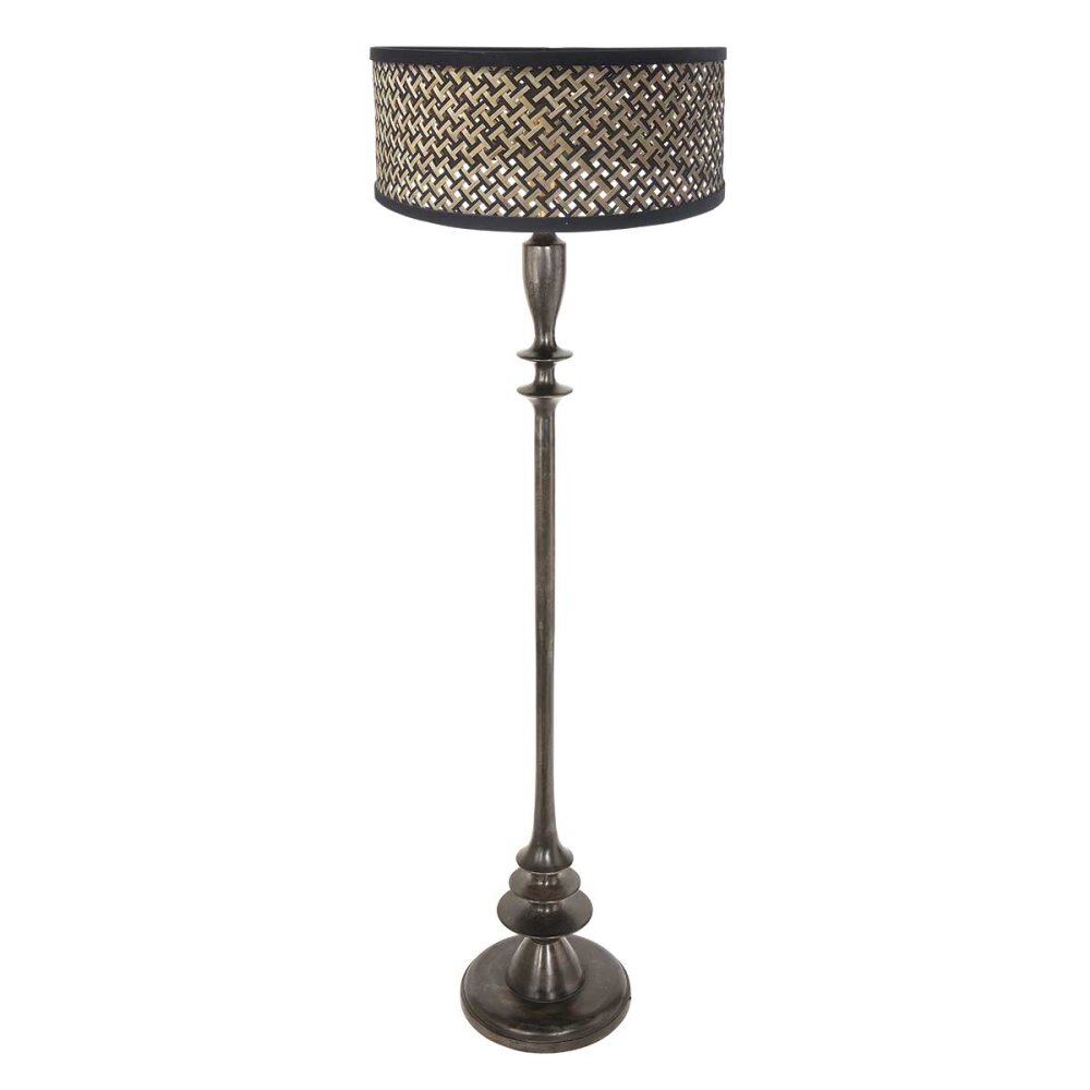 Steinhauer Bois Stehleuchte Schwarz, 1-flammig main product photo