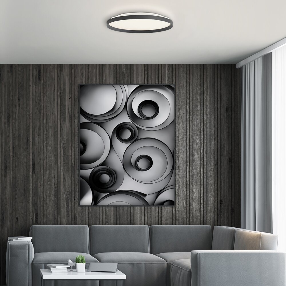 Steinhauer Flady Deckenleuchte LED Schwarz, 2-flammig main product photo