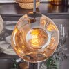 Ripoll Hängeleuchte Glas 20 cm Bernsteinfarben, 4-flammig