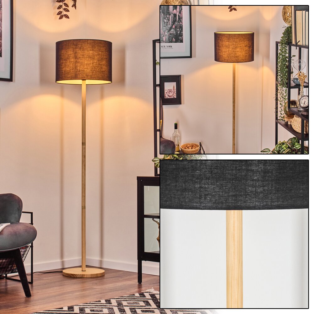 Bassagoda Stehleuchte Naturfarben, 1-flammig main product photo
