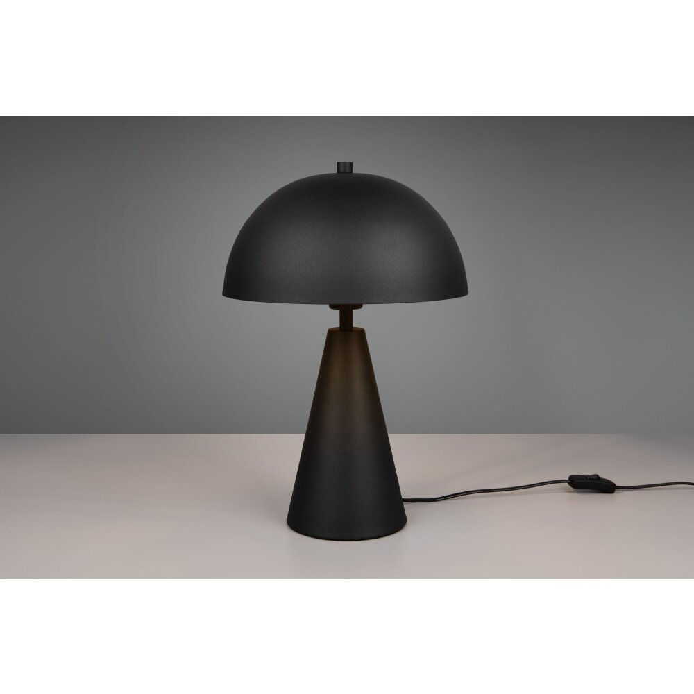 Pilzlampe Trio Alfie Tischleuchte Schwarz, 1-flammig main product photo