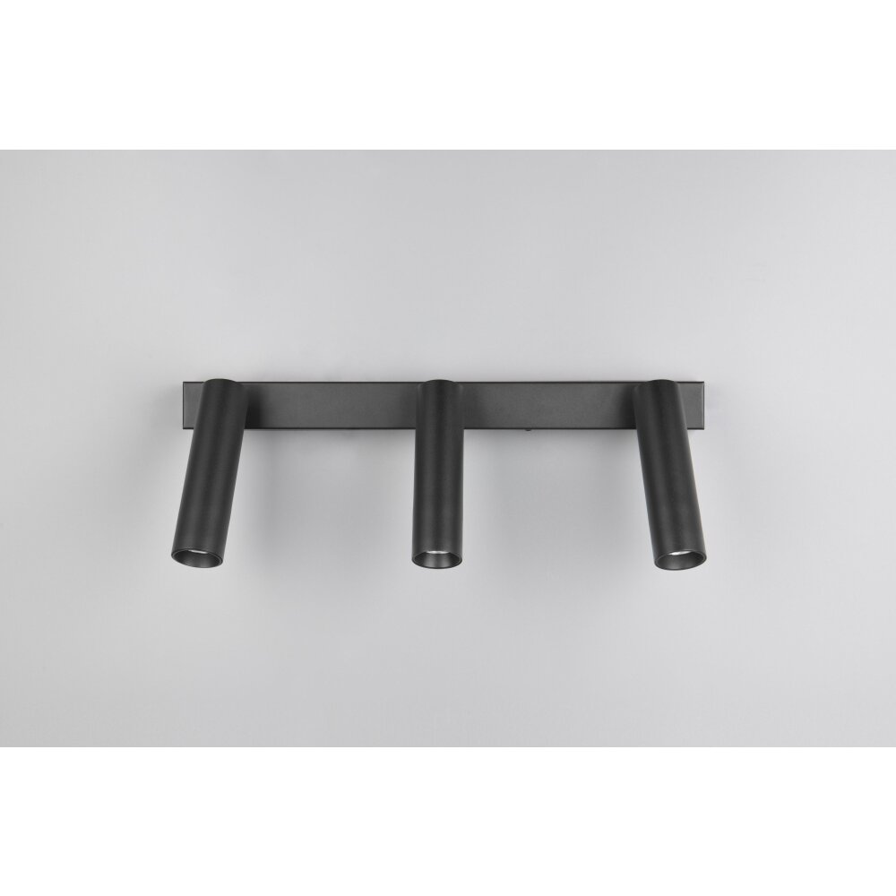 Trio Ambala Deckenspot LED Schwarz, 3-flammig