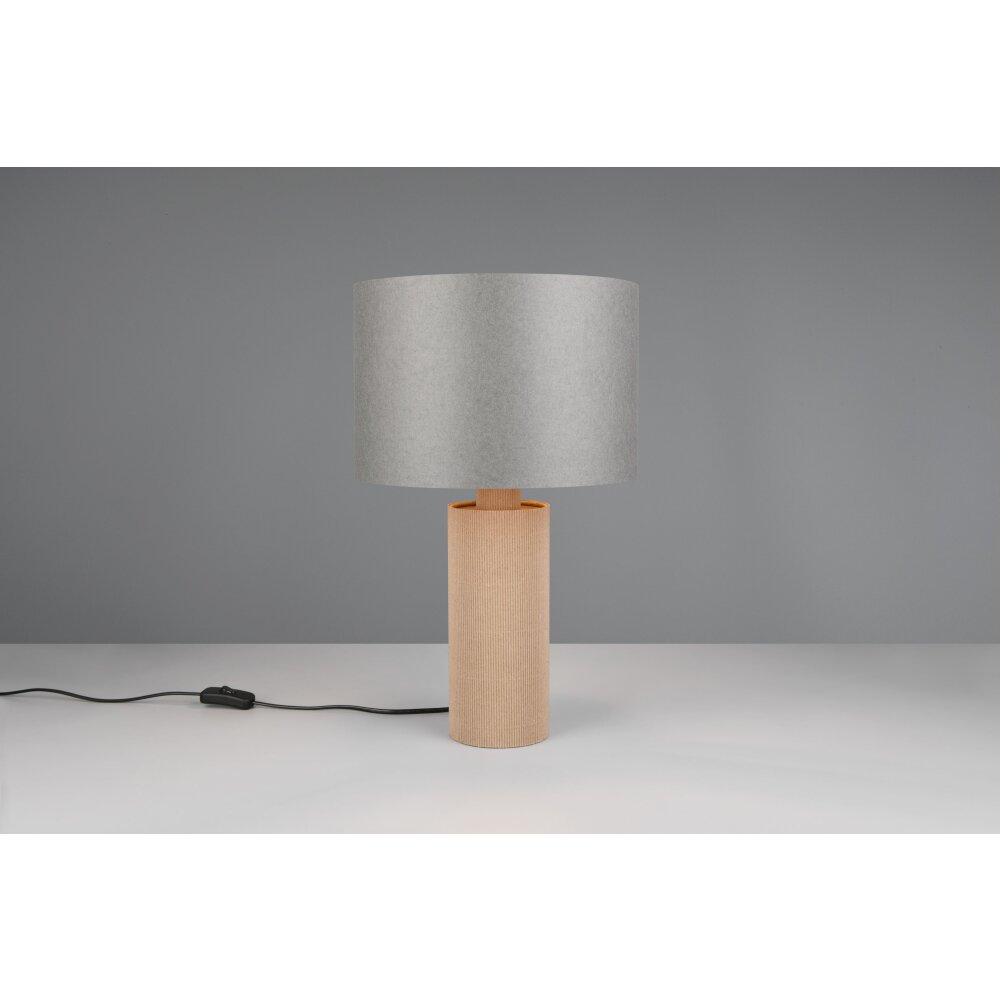 Trio CANIO Tischleuchte Holz hell, 1-flammig