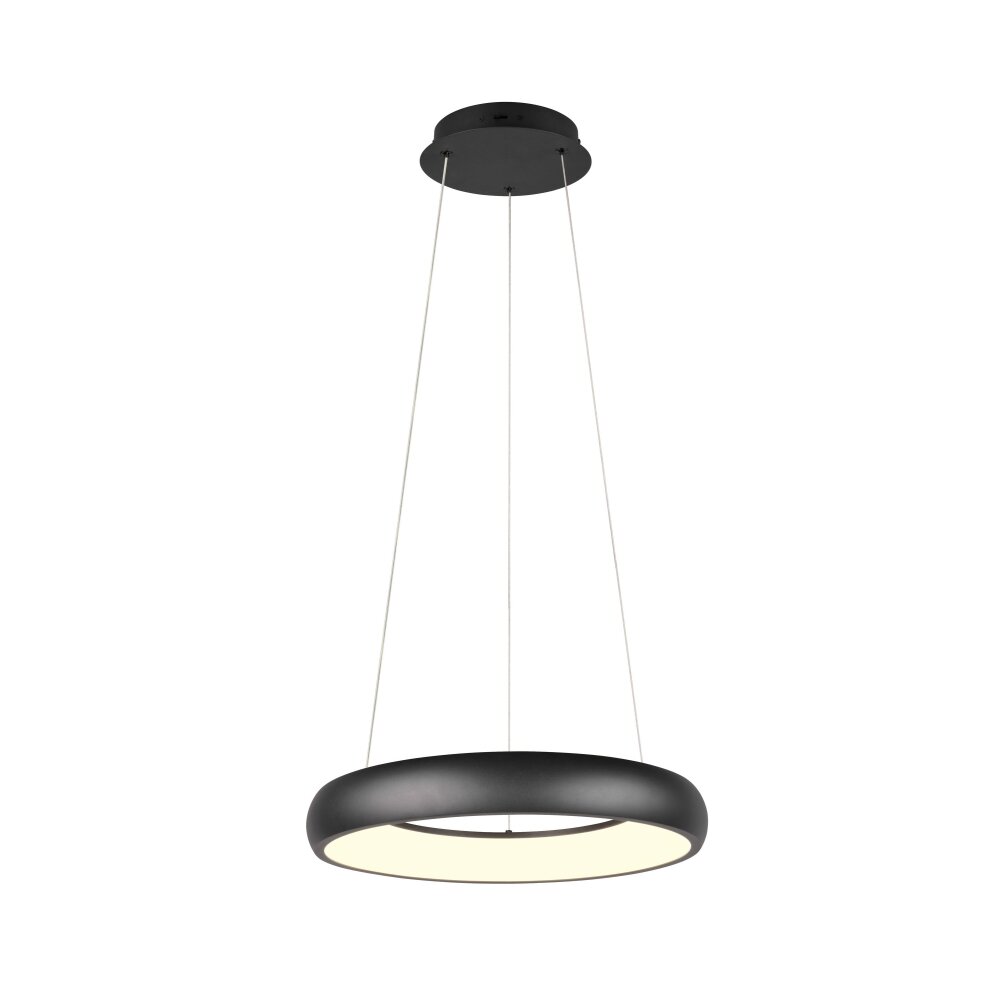 Trio Cardona Pendelleuchte LED Schwarz, 1-flammig main product photo