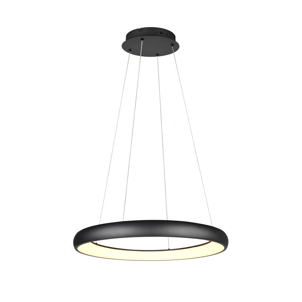 Trio Cardona Pendelleuchte LED Schwarz, 1-flammig main product photo
