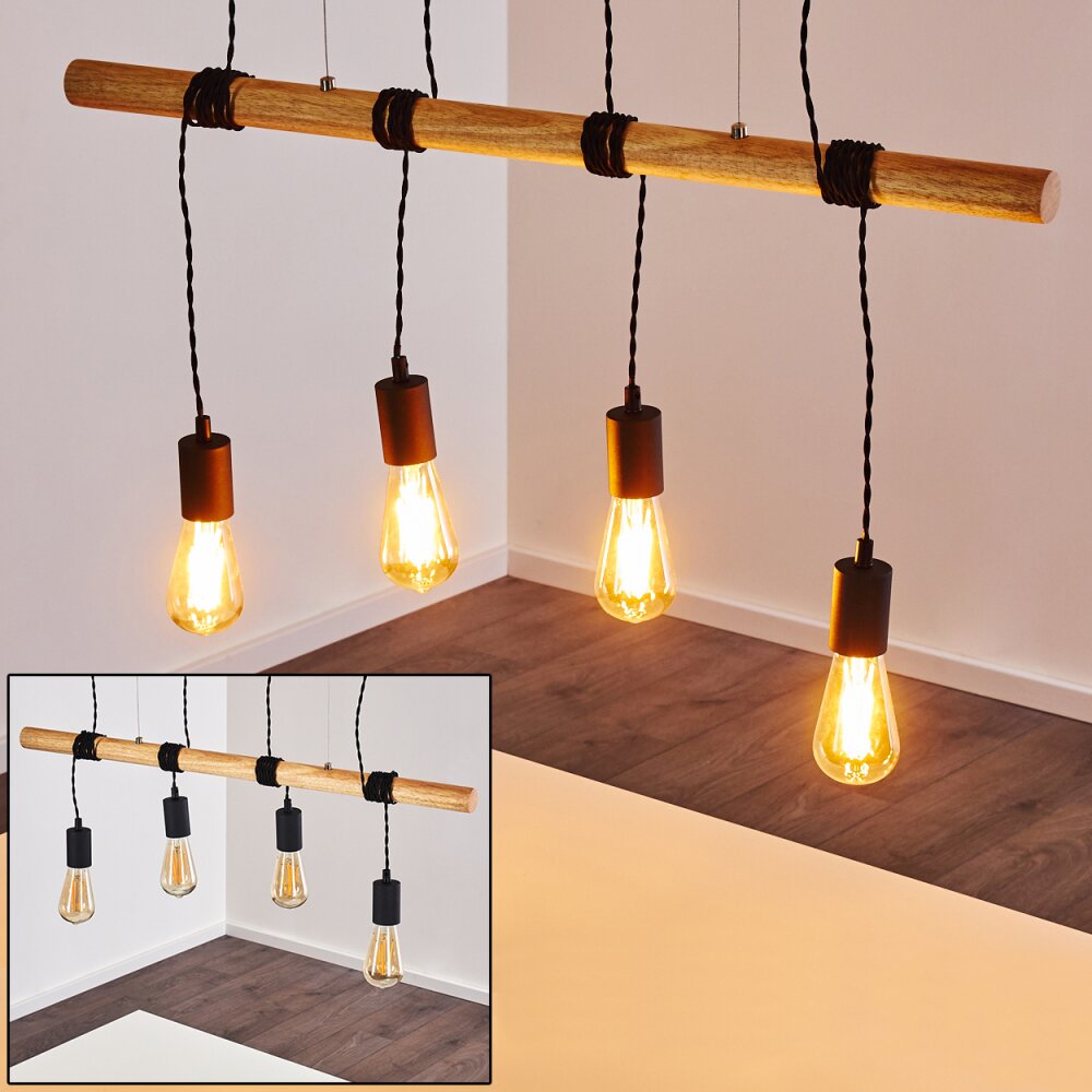 Oostkapelle Pendelleuchte Schwarz, 4-flammig main product photo
