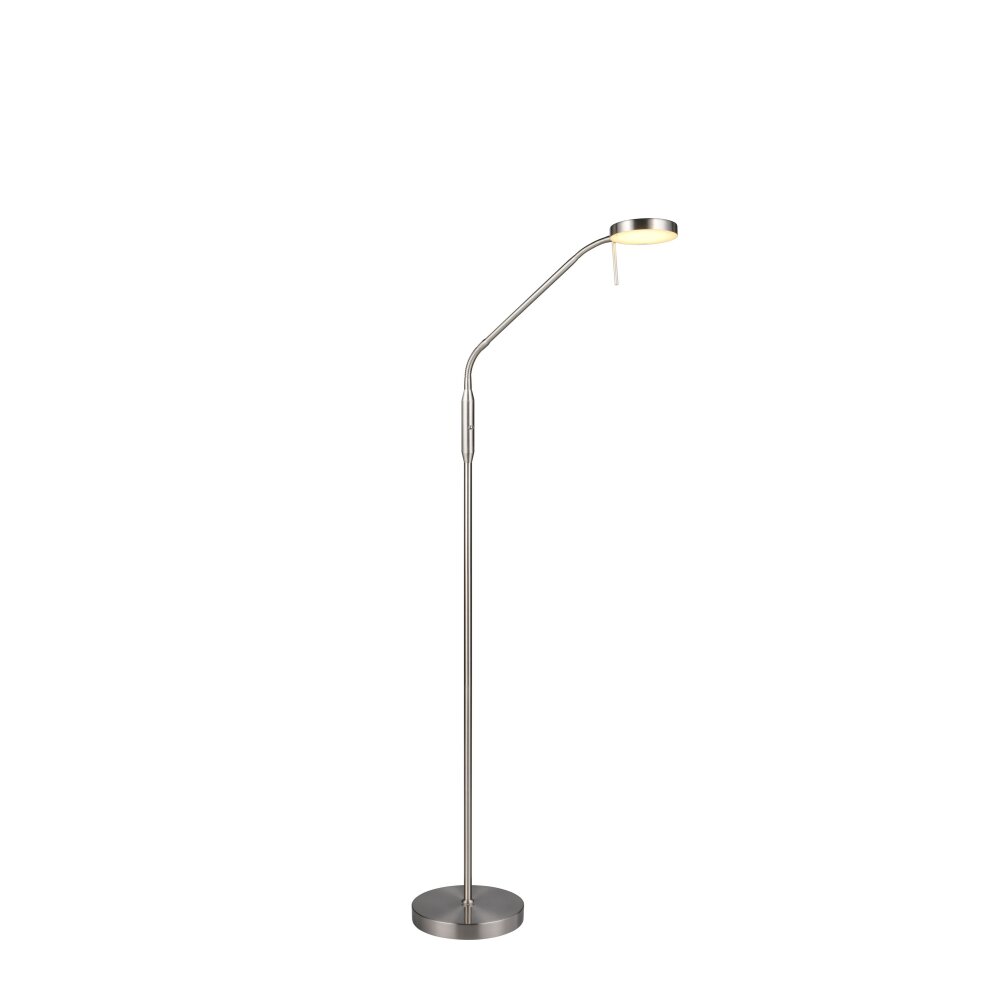 Reality Moreno Stehlampe LED Nickel-Matt, 1-flammig