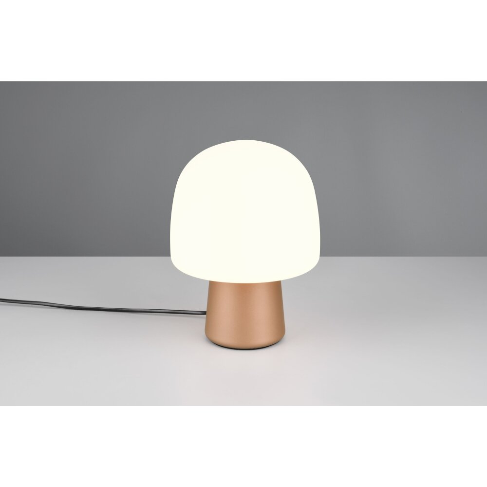 Pilzlampe Trio Steen Tischleuchte Braun, 1-flammig main product photo