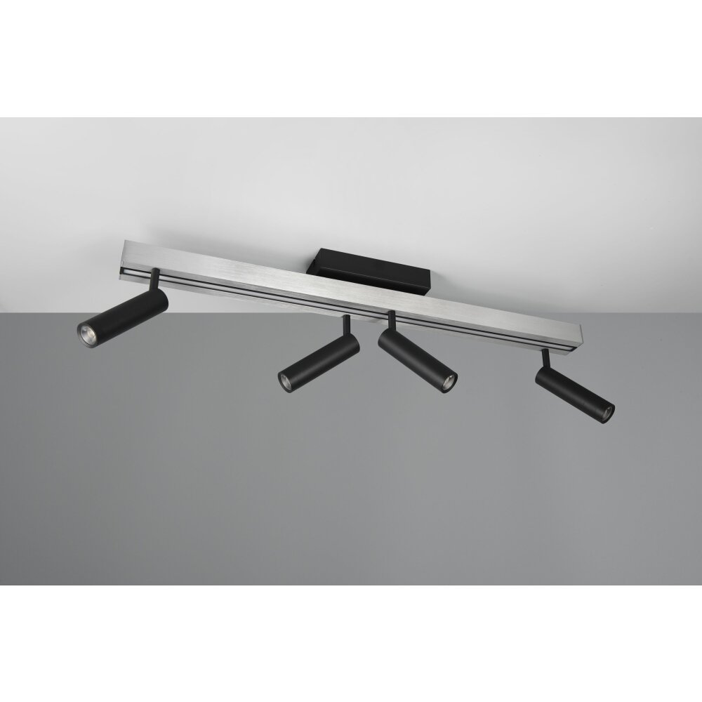 Trio Zeno Deckenleuchte LED Aluminium, 5-flammig, Fernbedienung