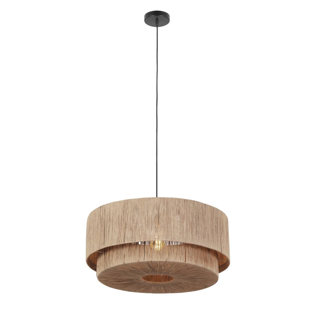 Trio Smilla Pendelleuchte Schwarz, 1-flammig main product photo