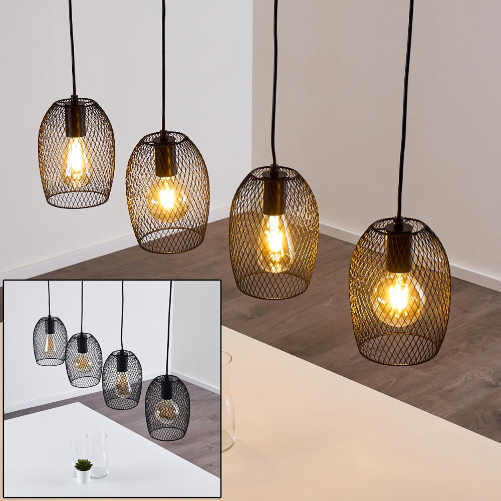 Conewago Pendelleuchte Schwarz, 4-flammig main product photo