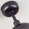 Follseland Deckenventilator Braun, Holzoptik, Schwarz