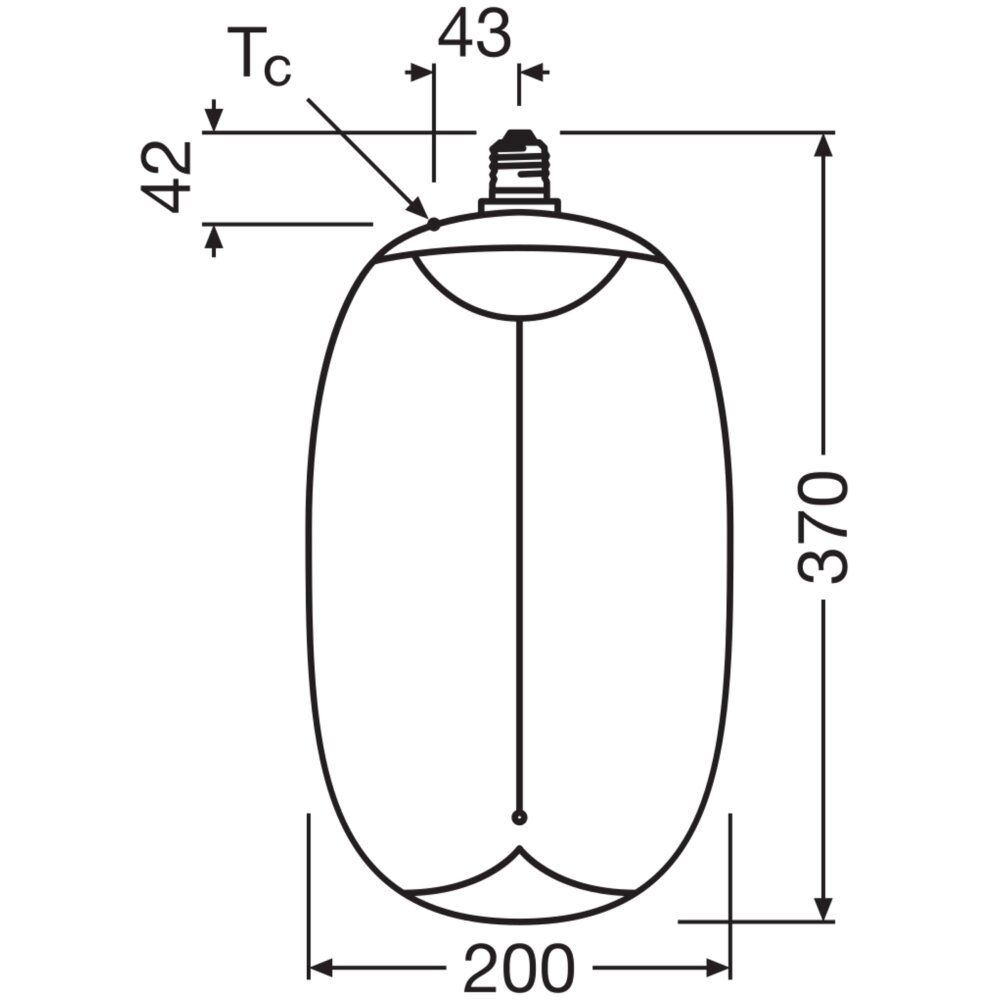Osram LED E27 12 Watt 1800 Kelvin 500 Lumen