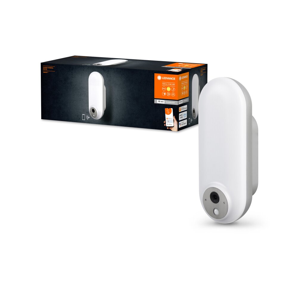 LEDVANCE SMART OUTD WIF Außenwandleuchte Weiß, 1-flammig, Bewegungsmelder main product photo