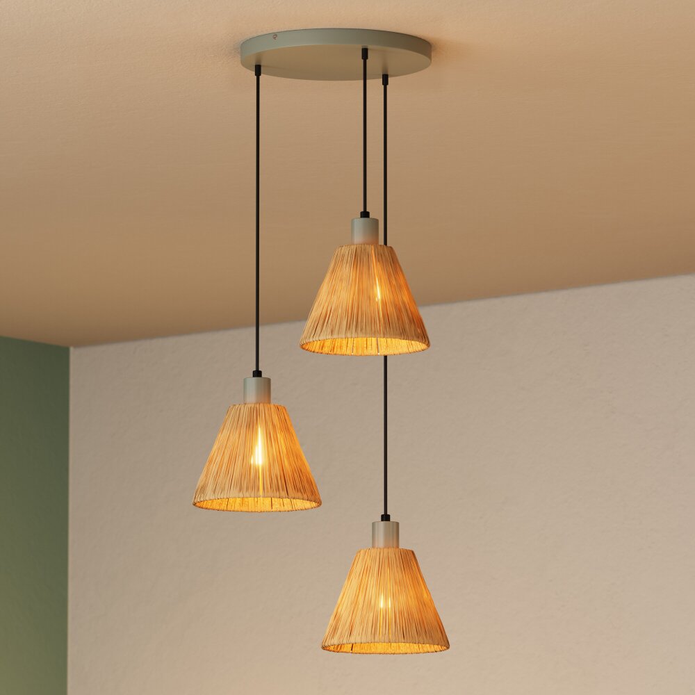 LEDVANCE DECOR Wand- und Deckenleuchte Schwarz, 3-flammig