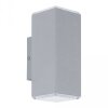 Eglo TABO Wandaussenleuchte LED Silber, 2-flammig