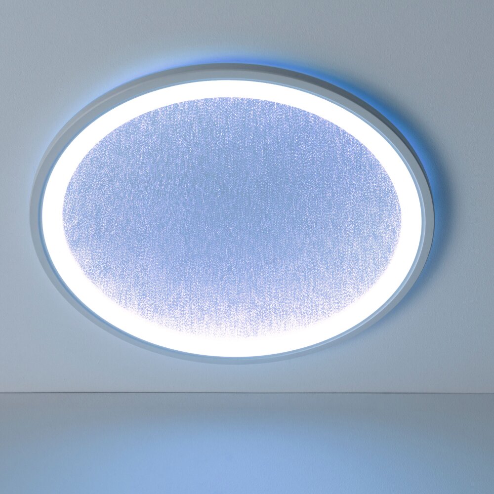 Brilliant Tanida Deckenpanel LED Weiß, 1-flammig, Fernbedienung