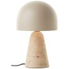 Pilzlampe Brilliant Nalam Tischleuchte Beige, 1-flammig Pilzlampe Brilliant Nalam Tischleuchte Beige, 1-flammig