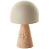 Pilzlampe Brilliant Nalam Tischleuchte Beige, 1-flammig Pilzlampe Brilliant Nalam Tischleuchte Beige, 1-flammig