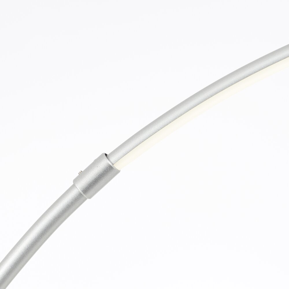 Brilliant Bow Stehleuchte LED Silber, 1-flammig