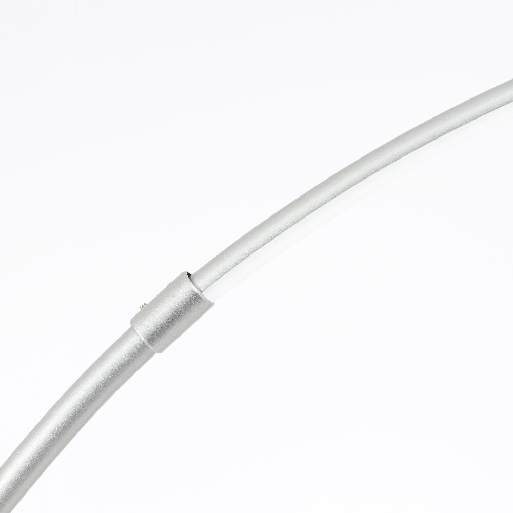 Brilliant Bow Stehleuchte LED Silber, 1-flammig