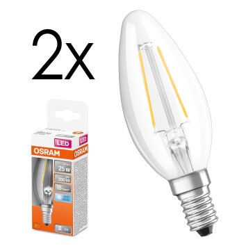 LED E14 2er Set 2,5 Watt 4000 Kelvin 250 Lumen LED E14 2er Set 2,5 Watt 4000 Kelvin 250 Lumen
