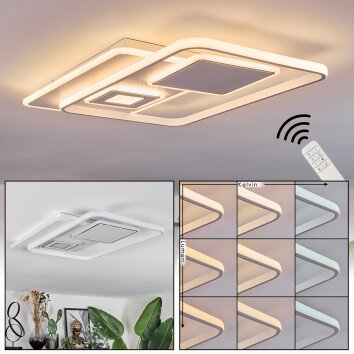 Sezures Deckenleuchte LED Weiß, 1-flammig, Fernbedienung Sezures Deckenleuchte LED Weiß, 1-flammig, Fernbedienung
