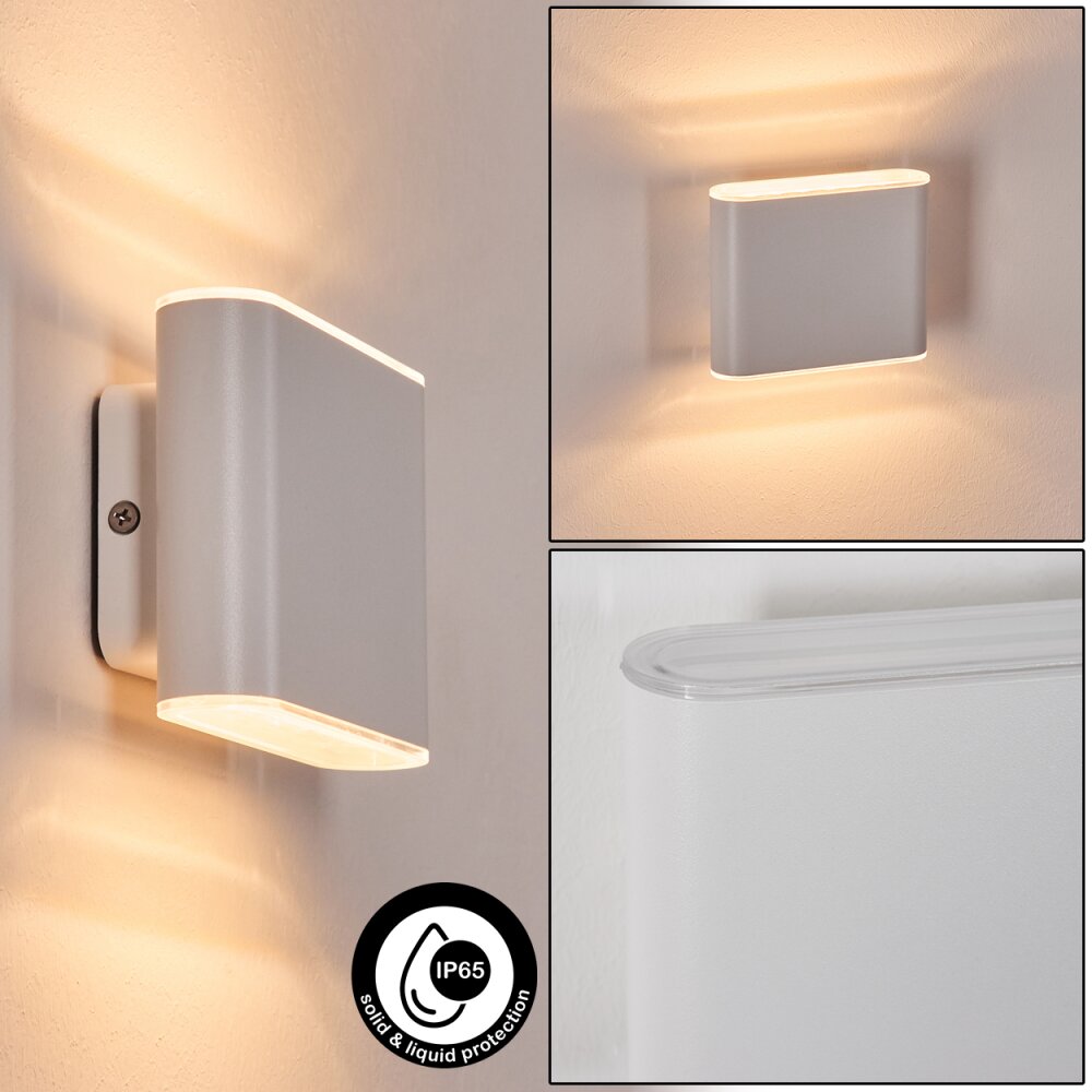 Paranhas Außenwandleuchte Weiß, 1-flammig main product photo