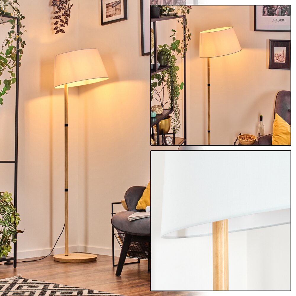 Bassagoda Stehleuchte Naturfarben, 1-flammig main product photo